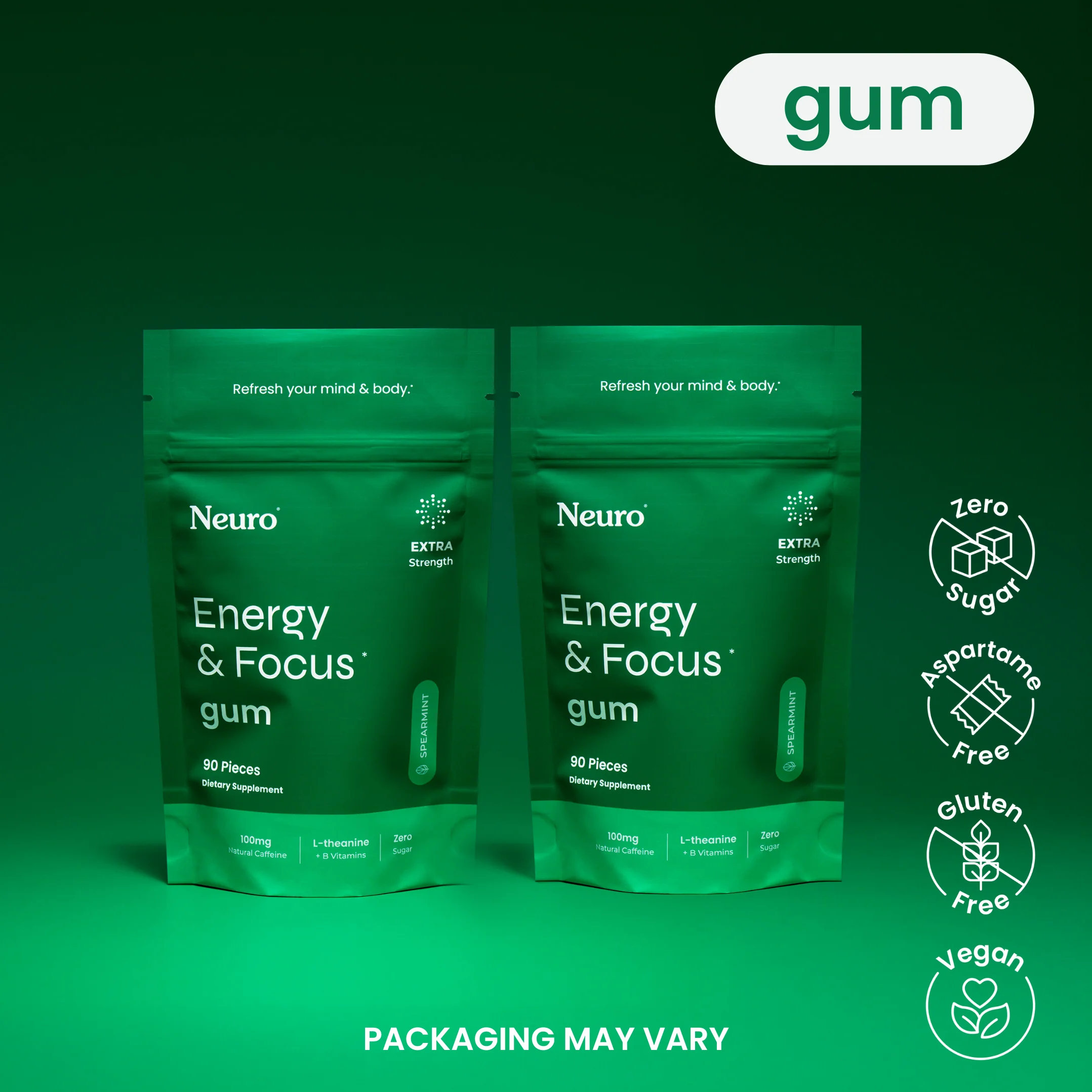 Extra Strength Energy & Focus™ Gum - Image 36