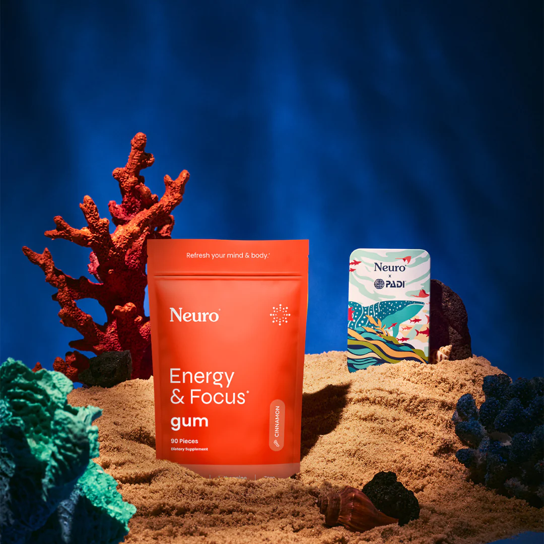 Energy & Focus Gum 90-piece Bulk Bag + PADI Shark Tin - Image 16