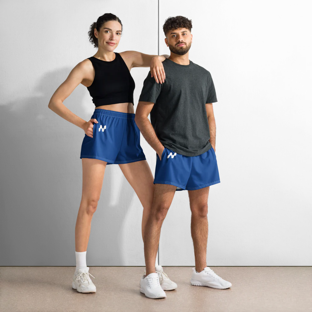 Unisex Neuro Blue Break Shorts - Image 6